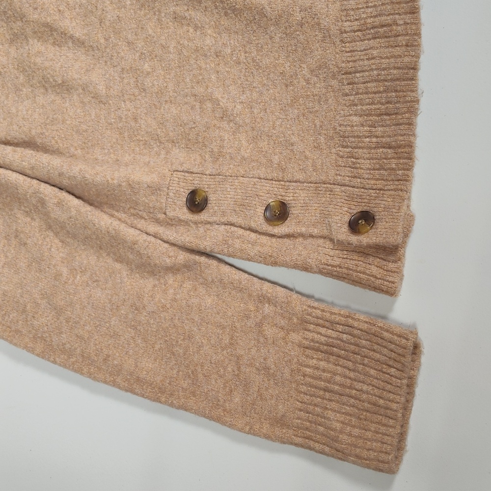 J. Crew Button‎ Turtleneck Sweater in Extra-soft Yarn S - Picture 3 of 10